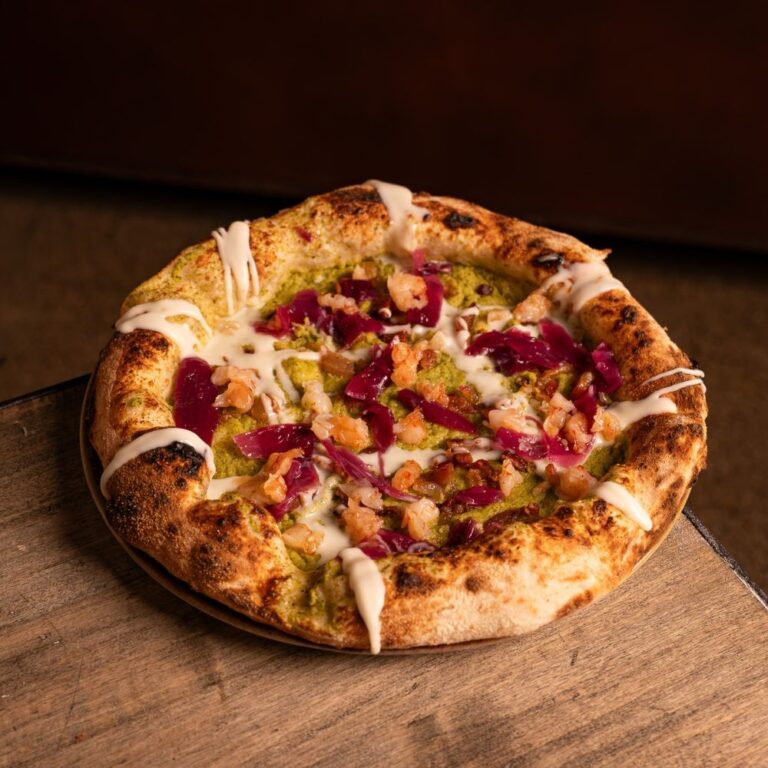 trionfante pizza tartare di gambero La Capannina Pistoia